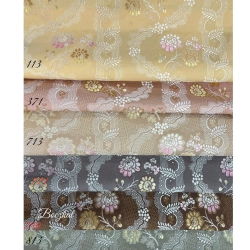 Tkanina stylowa Rococo Versailles Pastel Gold